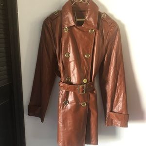 Leather jacket, brown